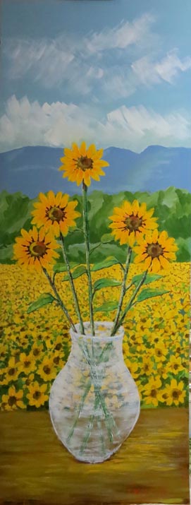 Vaso con Girasoli